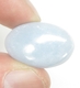 Bra Pris Mycket Vacker Blå Spets Agat 25,93 carat Oval Cabochon Slipning Väldigt Fin Färg & Kvalitet från Namibia Köp Nu!