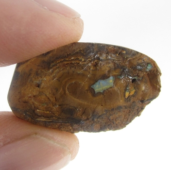 Bra Pris Mycket Fin Rå Oslipad Koroit Boulder Opal 26,65 carat Naturlig Kristall/Bit Bra Färg Mönster & Kvalitet från Lightning Ridge Australien Köp Nu!