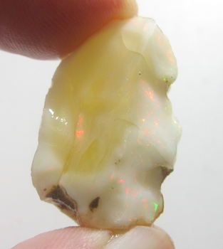 Bra Pris Stor Sällsynt Rå Oslipad Lystrande Somalisk Opal 43,17 carat Naturlig Kristall Mycket Fin Kvalitet & Färg Sprakande Köp Nu!