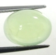Bra Pris Mycket Fin Färg Äppelgrön Prehnit 5,84 carat Oval Cabochon Slipning Helt Transparent & Topp Kvalitet från Madagaskar Köp Nu!