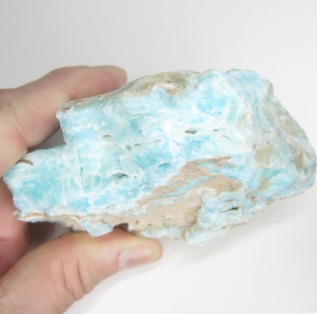 Good Price Large Very Fine Rare Blue Aragonite 290,7 grams Natural Piece Superb Beautiful Turquoise Blue Color & Finest Quality from Pakistan Buy Now!
