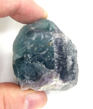 Bra Pris Mycket Fin Blå Grön Mix Färg Fluorit 95,2 gram Naturlig Kristall Brottstycke Transparent Bästa Kvalitets Matrial från Kina Köp Nu!