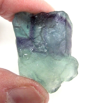 Bra Pris Mycket Fin Randig Grön Violett Mix Färg Fluorit 17,6 gram Naturlig Kristall Brottstycke Transparent Bästa Kvalitets Matrial från Kina Köp Nu!