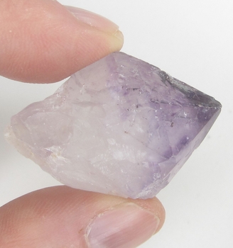 Bra Pris Vacker Obehandlad Rå Oslipad Violett Ametist Spets 24,8 Gram Naturligt Terminerad Kristall Finaste Kvalitet från Brasilien Köp den Nu!