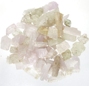 Bra Pris Parti Oslipad Mycket Fin Kunzit (Spodumen) 500 carat Naturlig Kristall Transparent-Translucent Bra Färg & Kvalitet från Afganistan Köp Nu!