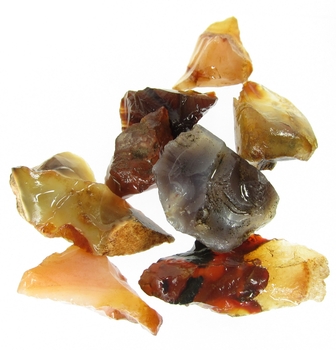 Bra Pris Parti 8 st Rå Oslipad Obehandlad Intressant Flerfärgad Agat 49 gram Naturliga Brottstycken Bitar Mycket Fin Kvalitet & Färg från Afrika Köp Nu!