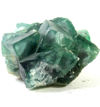 Bra Pris Spännande Topp Exemplar Kubisk Blåaktigt Grön Flourit 120 gram Naturliga Transparenta Kristaller i Formation med Lite Kvarts Perfekt Samlar Stuff från Afrika Köp Nu!