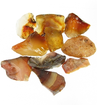 Bra Pris Parti 10 st Rå Oslipad Obehandlad Intressant Flerfärgad Agat 61 gram Naturliga Brottstycken Bitar Mycket Fin Kvalitet & Färg från Afrika Köp Nu!