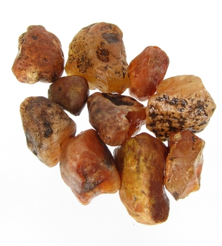 Bra Pris Parti 10 st Rå Oslipad Obehandlad Intressant Brun Orange Röd Karneol 59 gram Naturliga Bitar Noduler Mycket Fin Kvalitet & Färg från Afrika Köp Nu!