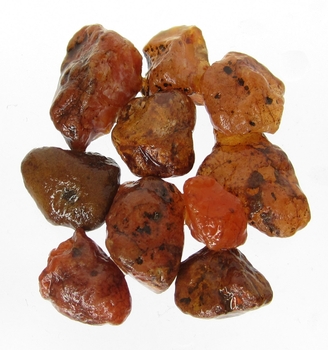 Bra Pris Parti 10 st Rå Oslipad Obehandlad Intressant Brun Orange Röd Karneol 39 gram Naturliga Bitar Noduler Mycket Fin Kvalitet & Färg från Afrika Köp Nu!