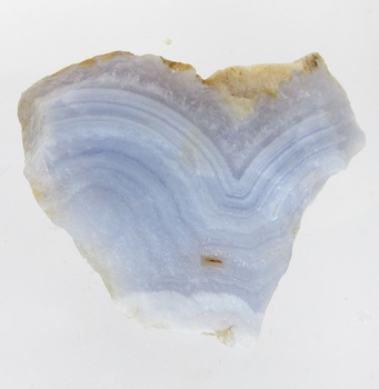 Bra Pris Stor Rå Oslipad Obehandlad Intressant Blå Band Agat 46 gram Naturligt Brottstycke Bit Mycket Fin Kvalitet & Färg från Afrika Köp Nu!