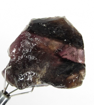 Bra Pris Obehandlad Rå Oslipad Violett med Vit Kvartsbandad Ametist 29,78 carat Naturlig Kristall Bit Fin Färg & Kvalitet från Brasilien Köp Nu!