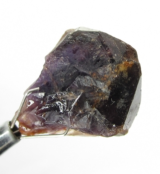 Bra Pris Obehandlad Rå Oslipad Violett med Vit Kvartsbandad Ametist 30,57 carat Naturlig Kristall Bit Fin Färg & Kvalitet från Brasilien Köp Nu!