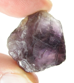 Good Price Untreated Rough Uncut Violet with White Quartz Banded Amethyst 59,58 carat Natural Crystal Piece Fine Color & Quality from Brazil Buy Now!