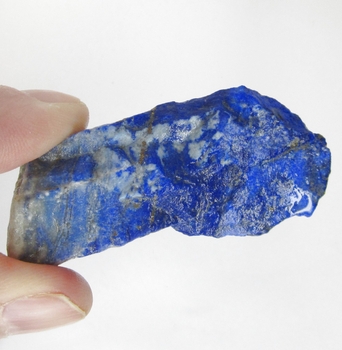 Bra Pris Rå Oslipad Mycket Vackert Blå Afgansk Lapis Lazuli 24 gram Naturligt Brottstycke Bit Topp Kvalite & Finaste Blå Färg Samlarsten Köp Nu!