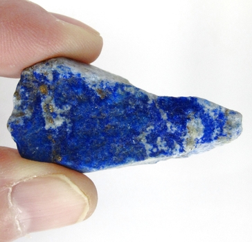 Bra Pris Rå Oslipad Mycket Vackert Blå Afgansk Lapis Lazuli 19 gram Naturligt Brottstycke Bit Topp Kvalite & Finaste Blå Färg Samlarsten Köp Nu!