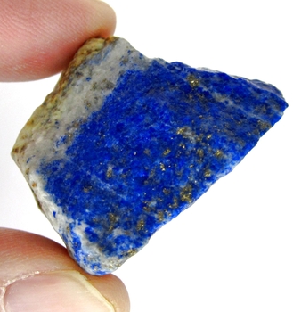 Bra Pris Rå Oslipad Mycket Vackert Blå Afgansk Lapis Lazuli 24 gram Naturligt Brottstycke Bit Topp Kvalite & Finaste Blå Färg Samlarsten Köp Nu!