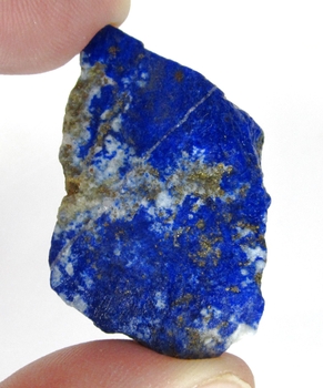Bra Pris Rå Oslipad Mycket Vackert Blå Afgansk Lapis Lazuli 21 gram Naturligt Brottstycke Bit Topp Kvalite & Finaste Blå Färg Samlarsten Köp Nu!