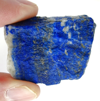 Bra Pris Rå Oslipad Mycket Vackert Blå Afgansk Lapis Lazuli 27 gram Naturligt Brottstycke Bit Topp Kvalite & Finaste Blå Färg Samlarsten Köp Nu!