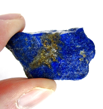 Bra Pris Rå Oslipad Mycket Vackert Blå Afgansk Lapis Lazuli 14 gram Naturligt Brottstycke Bit Topp Kvalite & Finaste Blå Färg Samlarsten Köp Nu!