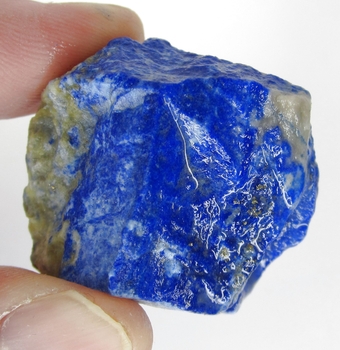Bra Pris Rå Oslipad Mycket Vackert Blå Afgansk Lapis Lazuli 34 gram Naturligt Brottstycke Bit Topp Kvalite & Finaste Blå Färg Samlarsten Köp Nu!
