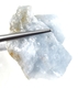 Bra Pris Spännande Rå Oslipad Vacker Blå Kalcit 10,3 gram Naturligt Brottstycke Bit Translucent & Skarp Färg från Brasilien Köp Nu