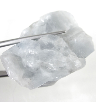 Bra Pris Spännande Rå Oslipad Vacker Blå Kalcit 23,9 gram Naturligt Brottstycke Bit Translucent & Skarp Färg från Brasilien Köp Nu