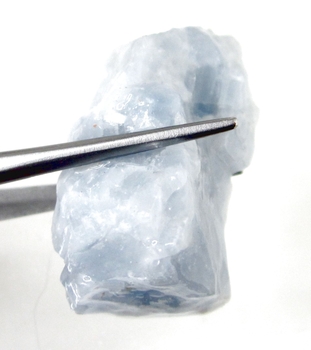 Bra Pris Spännande Rå Oslipad Vacker Blå Kalcit 11,6 gram Naturligt Brottstycke Bit Translucent & Skarp Färg från Brasilien Köp Nu
