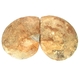 Bra Pris Mycket vackert Naturligt Konstverk Fossil 2 st/1 par Ammonit 147 gram Sågad Polerade Halvor Intressant Spännande Samlar Objekt från Marocko Köp Nu!