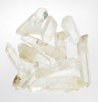 Bra Pris Parti 12 st Mycket Fin Intressant Bergskristall/Vit Kvarts 230 carat Naturligt Terminerad Kristall Trevligt Samlar Matrial från Marocko Köp Nu!