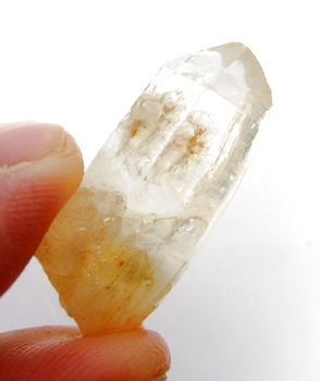 Bra Pris Mycket Fin Intressant Bergskristall/Vit Kvarts 42,70 carat Naturligt Terminerad Kristall Trevligt Samlar Matrial från Marocko Köp Nu!