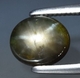 Bra Pris Super Sällsynt Obehandlad Unik Grön Svart Stjärn Safir 1,74 carat Oval Cabochon 12-strålig Stjärna från Thailand Köp Nu!