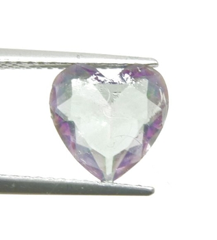 Good Price Top Lustrous Multi Color Playful Mystic Quartz 2,00 carat Heart Cut Very Fine Quality Exciting Material for Jewelry Makers Buy Now!