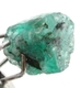 Bra Pris Rå Oslipad Mycket Sällsynt Intensiv Blåaktigt Grön Smargad Kristall 1,20 carat Naturlig Kristall Transparent från Colombia Köp Nu!