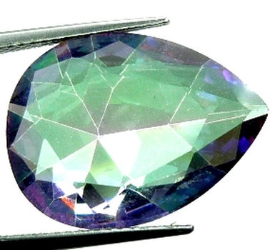 Bra Pris Topp Lystrande Multi Färgspelande Mystik Kvarts 11,10 carat Dropp Slipning Mycket Fin Kvalitet Spännande Matrial för Smyckestillverkare Köp Nu!