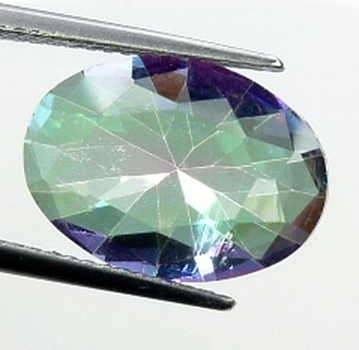 Bra Pris Topp Lystrande Multi Färgspelande Mystik Kvarts 3,55 carat Oval Slipning Mycket Fin Kvalitet Spännande Matrial för Smyckestillverkare Köp Nu!