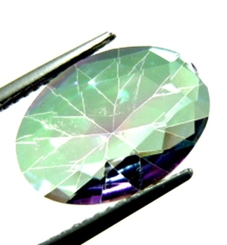 Bra Pris Topp Lystrande Multi Färgspelande Mystik Topas 3,57 carat Oval Slipning Mycket Fin Kvalitet Spännande Matrial för Smyckestillverkare Köp Nu!