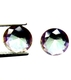 Bra Pris Parti 2 st Topp Lystrande Multi Färgspelande Mystik Kvarts 1,92 carat Rund Slipning Mycket Fin Kvalitet Spännande Matrial för Smyckestillverkare Köp Nu!