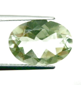 Bra Pris Mycket Vacker Jämn Grön Prasiolit 4,48 carat Oval Slipning Toppen Kvalitet & Lyster Perfekt till Samlare & Smyckestillverkare från Brasilien Köp Nu!