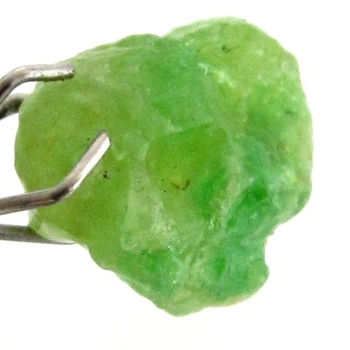 Intensiv Grön Tsavorit Granat 3,63 carat från Tanzania Naturlig Kristall Topp Kvalitet Mycket Sällsynt