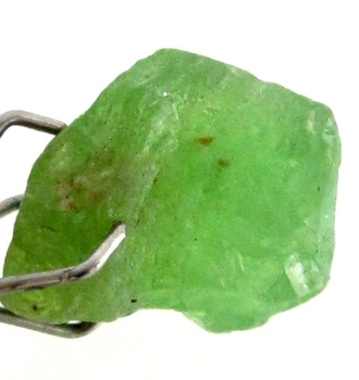 Vivid Green Tsavorite Garnet 3,70 Carat from Tanzania Natural Crystal, Top Quality, Very Rare