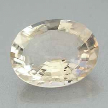 Bra Pris Mycket fin Ljus Gul Skapolit 2.73 carat Oval Slipning Fin Lyster och Kvalitet från Madagaskar Köp Nu!