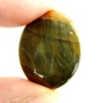 Good Price Big Very Nice Lusterous Yellow Brown Tiger´seye 33,90 carat Oval Cabochon Very Good Quality & Colour´s Pattern from South Africa Purchase Now!