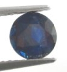Bra Pris Fin Kvalitet Vacker Djup Blå Safir 1,13 carat Rund Slipning Härlig Färg från Afrika Köp Nu!