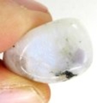 Good Price Nice Quality Polished Tumbled Moonstone 2-4 gram White with Black Schorl from Brazil Purchase Now!