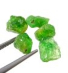 Good Price Parcel 5 pcs Very Rare Vivid Green Tsavorite Garnet 7,52 carat Natural Crystal Top Quality from Tanzania Purchase Now!