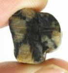 Bra Pris Hög Intressant Rå Oslipad Äkta Korssten (Andalusit) 19,75 Carat Naturligt Kors Mönster Nodul Bit Intressant Sällsynt samlarsten från Brasilien Köp Nu!