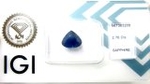Bra Pris Certifierad Mycket Fin Intensiv Blå Safir 2,76 carat Dropp Topp Färg&Kvalitet Sällsynt Ursprung Etiopien Köp Nu!