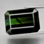 Bra Pris Mycket Stor & Fin Kvalitet Djup Grön Turmalin 23,15 carat Oktagon Slipning Fin Lyster från Nigeria Köp Nu!