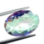 Good Price Top Lustrous Multi Color Playful Mystic Quartz 3,69 carat Oval Cut Very Fine Quality Exciting Material for Jewelry Makers Buy Now!